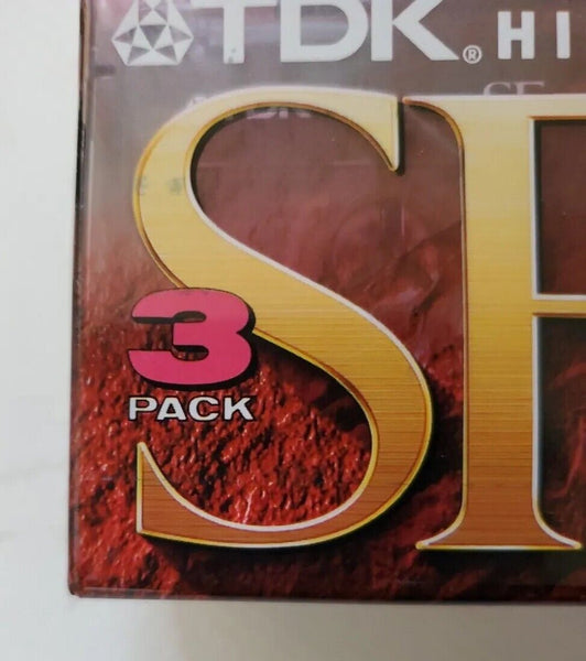 TDK SF 90 EA 3 x Cassette Tapes C90 IEC 2 Type 2 II High Position Factory Sealed