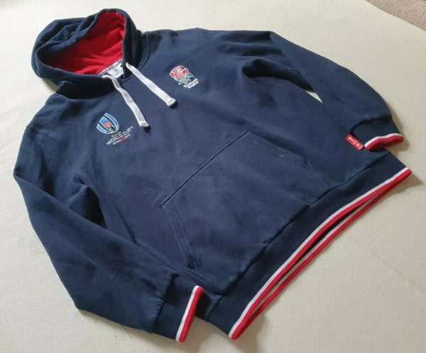 England Rugby Hoodie 2019 World Cup Japan Blue Mens L