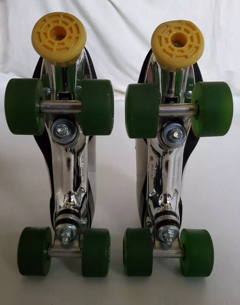 ROLLER DERBY Roller Skates Classic 300 White Leather Uk 6 Eu 40  - New Deadstock