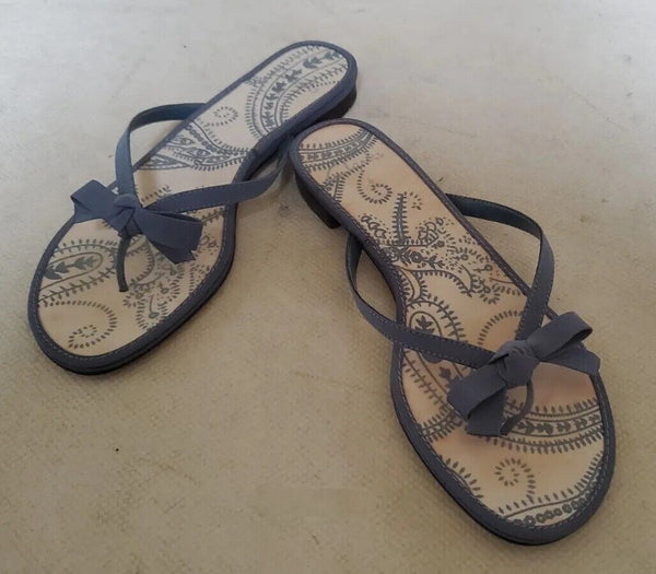 CLARKS Tralee Sandals Thong Flip Flops Womens UK 6 EU 39.5 Blue New In Box