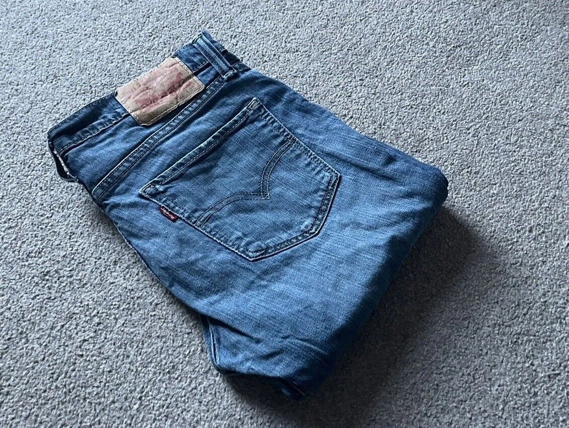 LEVIS 511 JEANS Mens W 32 L 32 vintage blue denim red tab regular fit A76