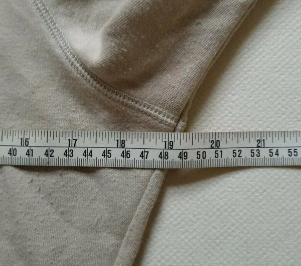 NORTH FACE Hoodie Sweatshirt Womens M Beige Cotton Blend Big Logo was £135