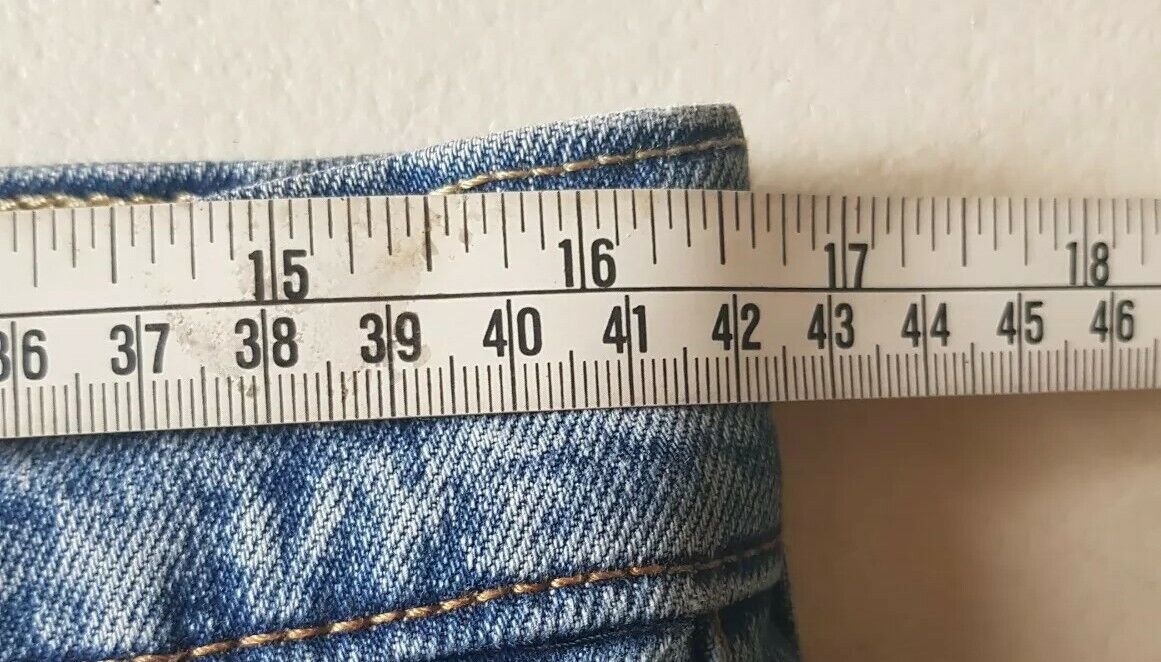 LEVIS 511 JEANS Mens W 32 L 31 Vintage Blue Denim Red Tab Skinny Fit (94)