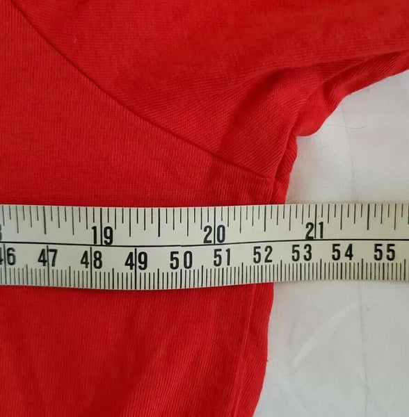 HUGO BOSS T Shirt Mens S Red Big Logo NWOT