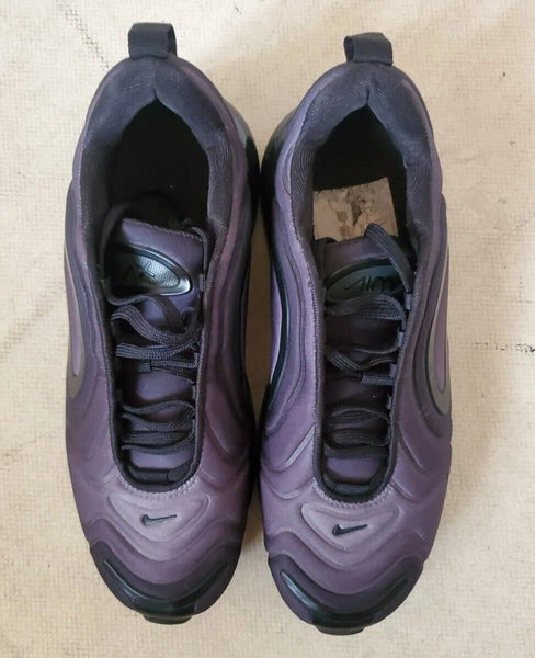 NIKE Air Max 720 GS Trainers Sneakers Womens UK 4.5 EU 37.5 All Black MINT
