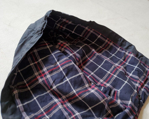 ORVIS WAX HOOD ONE SIZE NAVY BLUE Made in UK