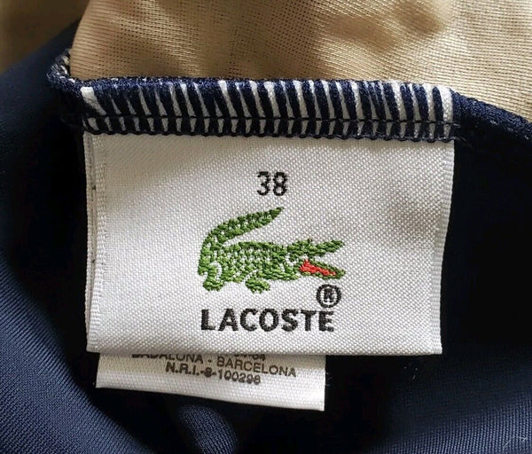 LACOSTE Swimsuit Swimming Costume 1 Piece Size XS Navy Blue New With Tags