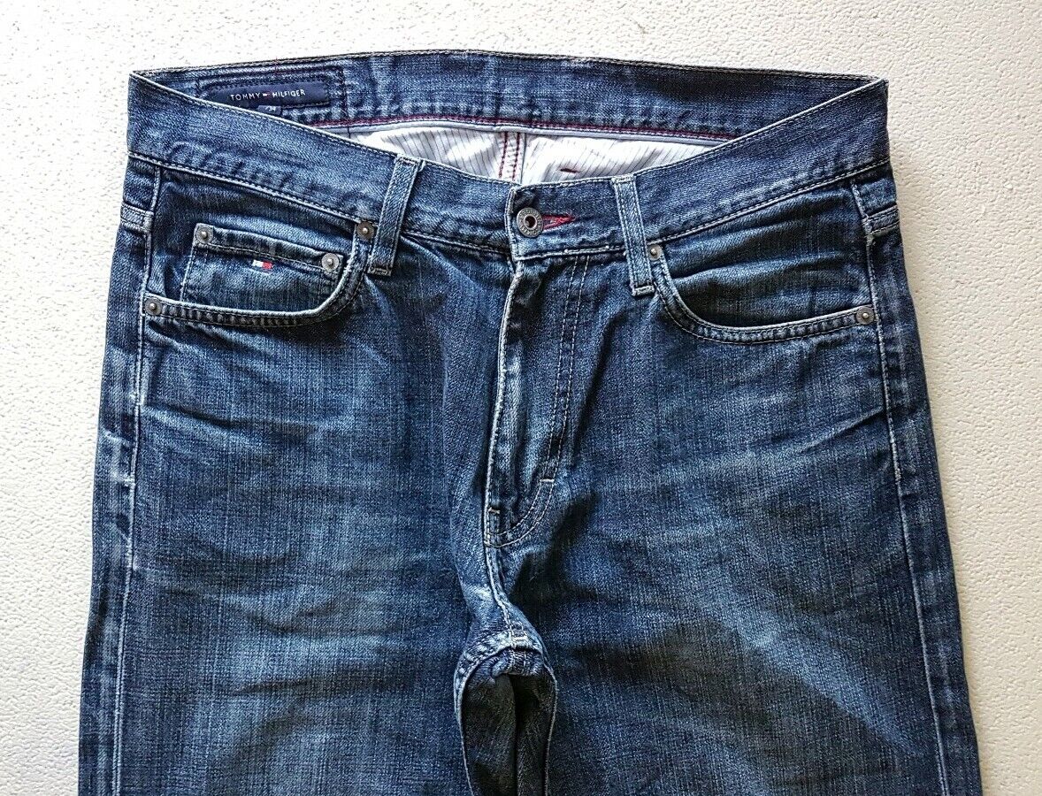 TOMMY HILFIGER JEANS Mens W 31 L 34 Classic Fit Blue Denim No. 23