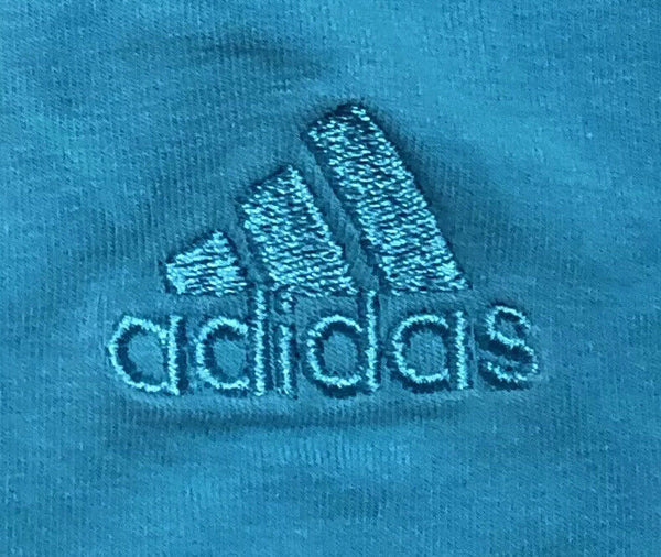 ADIDAS Womens Tshirt Turquoise Size Uk 10
