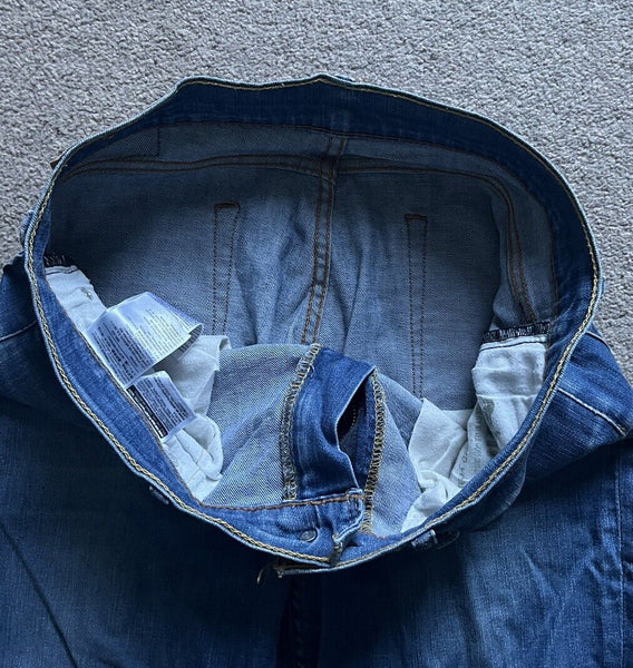 LEVIS 511  JEANS Mens W 34 L 34 vintage blue denim red tab regular fit A79
