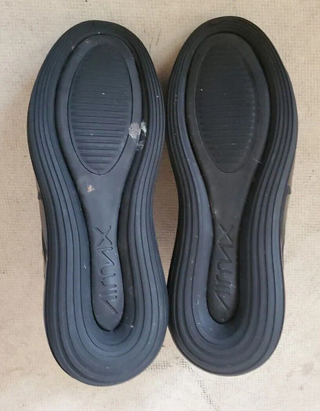 NIKE Air Max 720 GS Trainers Sneakers Womens UK 4.5 EU 37.5 All Black MINT