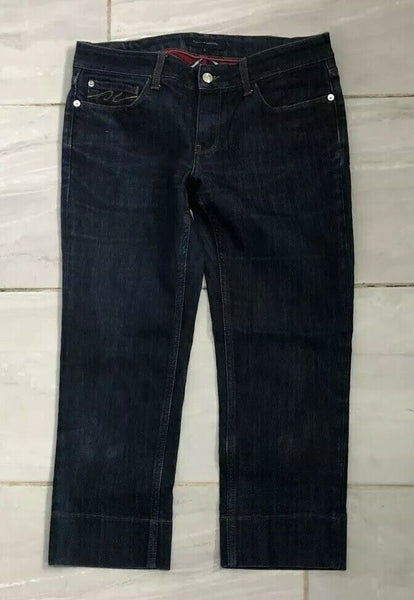 TOMMY HILFIGER JEANS Womens W 31 L 23 Cropped Blue Denim No. 138