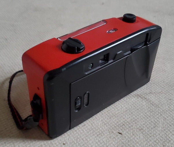 Vintage Camera 1980's Japan Rokinon  SK-102 35mm Red - Display or Prop Only