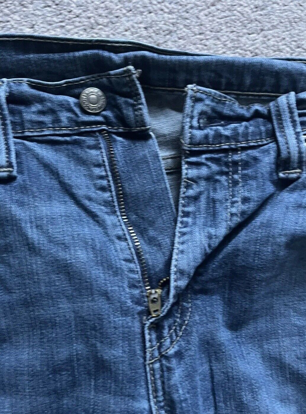 LEVIS 511 JEANS Mens W 32 L 32 vintage blue denim red tab regular fit A76