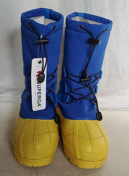 SUPERGA ALPINA BOOTS Royal Yellow Womens Uk 5 Eu 38 Waterproof Rrp £160