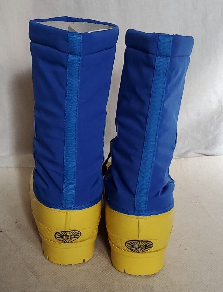 SUPERGA ALPINA BOOTS Royal Yellow Womens Uk 5 Eu 38 Waterproof Rrp £160