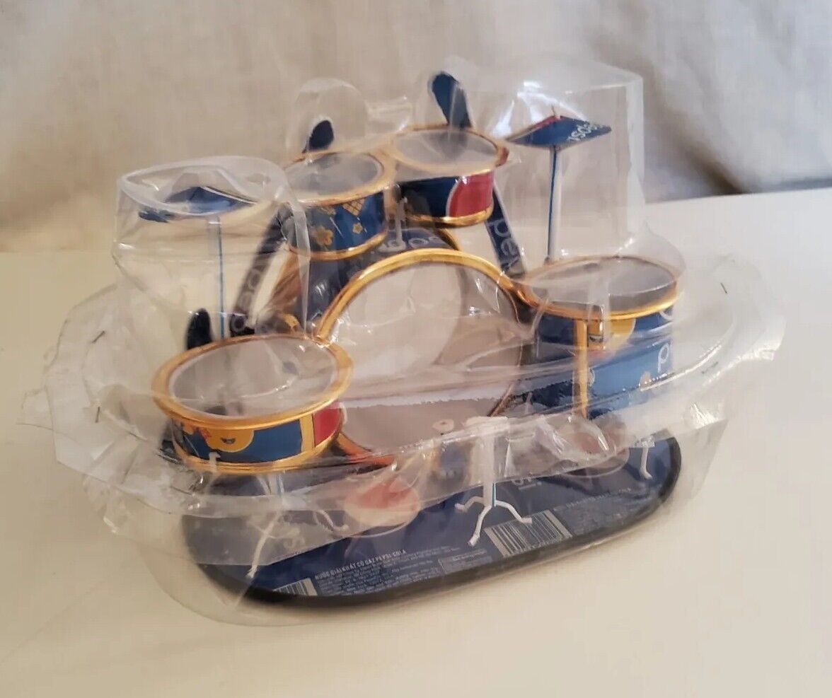 Vintage PEPSI COLA Drum kit Recycled Cans Handmade Promo Collectible Memorabilia