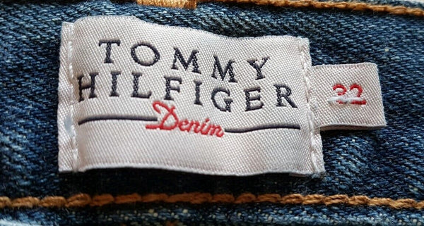 Womens TOMMY HILFIGER JEANS W 32 L 30 Regular Fit RRP Blue Denim No. 77