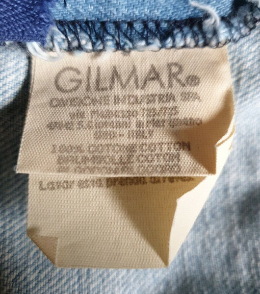 ICEBERG ICE J Skirt Womens UK 8 Blue Cotton Denim Gilmar Made In Italy