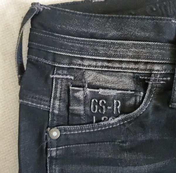Womens G-STAR RAW Jeans Cooper Skinny 27 x 32 Black Stretch No 17