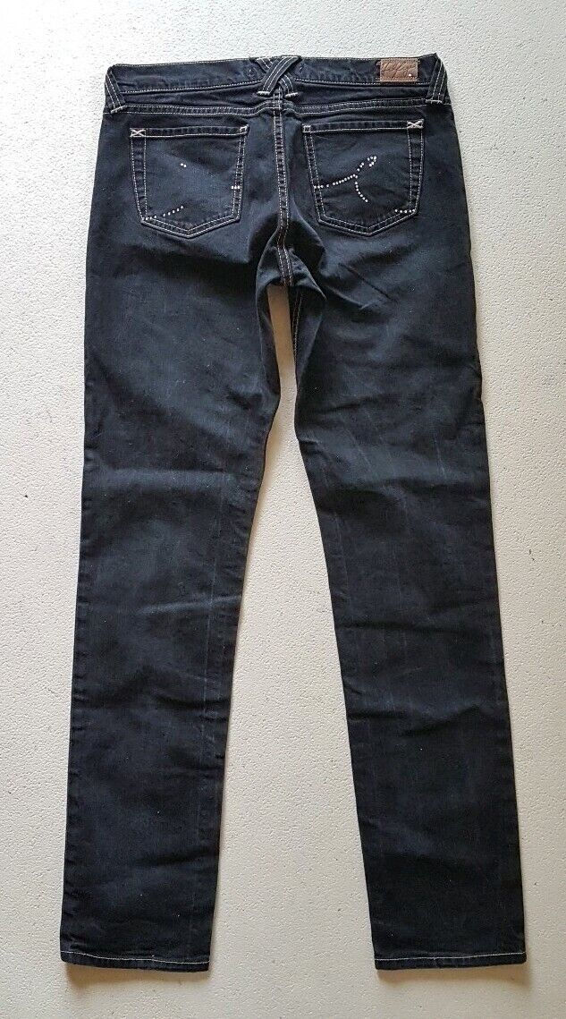 Womens TOMMY HILFIGER JEANS W 29 L 34 Slim Fit Black No. 59