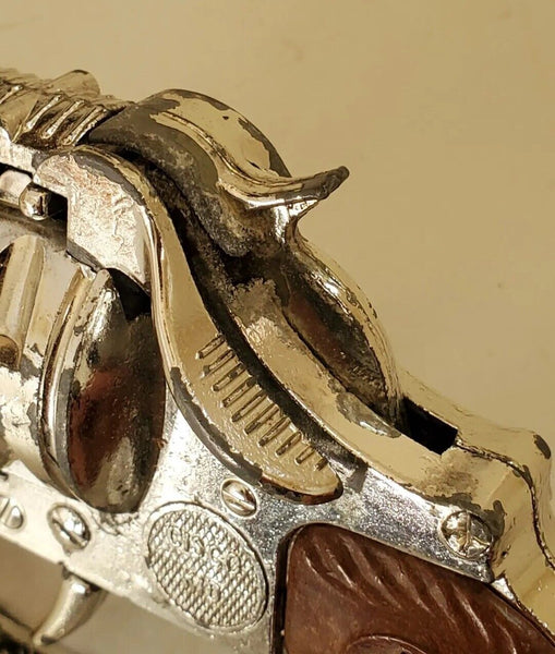 LONE STAR CISCO KID Toy With Leather Holster Vintage 1950's