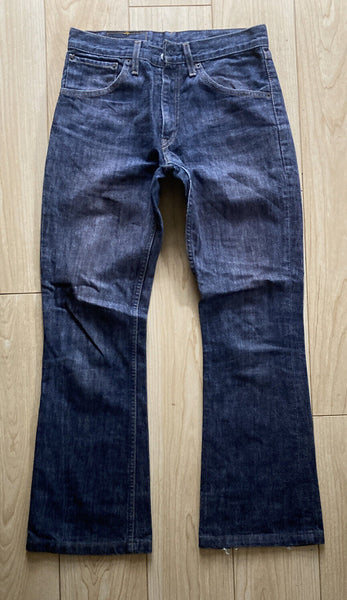 LEVIS 525 JEANS W 28 L 29 VINTAGE BLUE DENIM RED TAB BOOTCUT FIT (197)