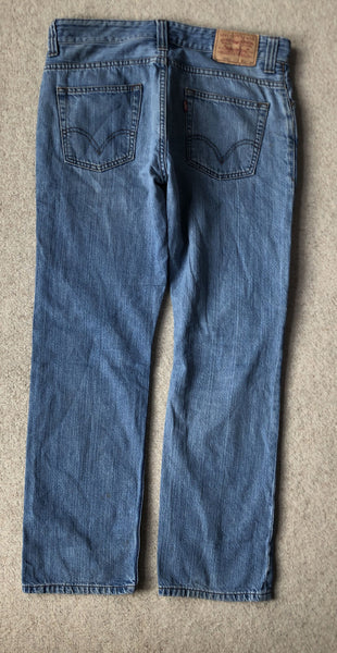 LEVIS 506 Jeans W 32 L 32 Blue Denim Regular Fit Red Tab No 1303