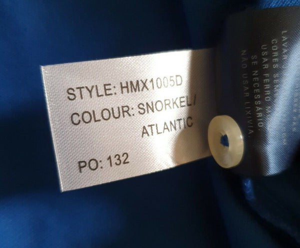 HACKETT Polo Shirt Mens M Atlantic Blue Golf Brand New With Tags