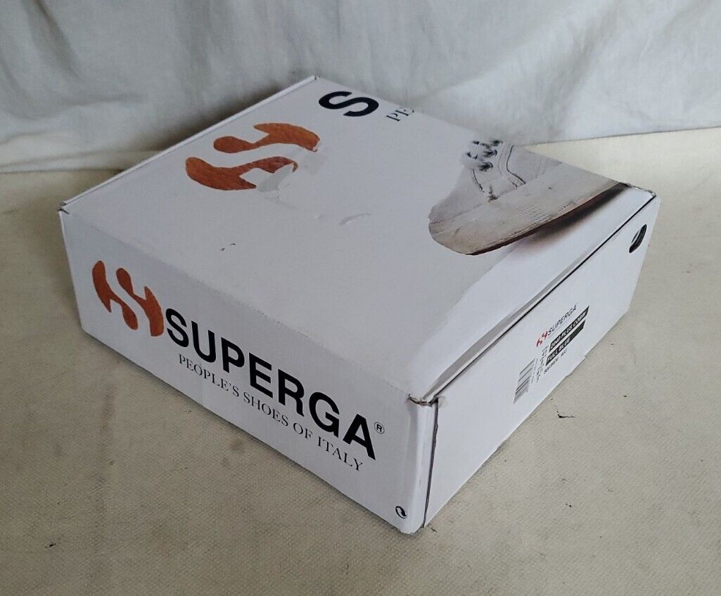 SUPERGA BOOTS Full Blue Canvas Fur Lined Womens Uk 7 Eu 41 Rrp £160