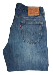 LEVIS 514 JEANS Mens W 34  L 34 Classic Fit Blue Denim Red Tab No 947