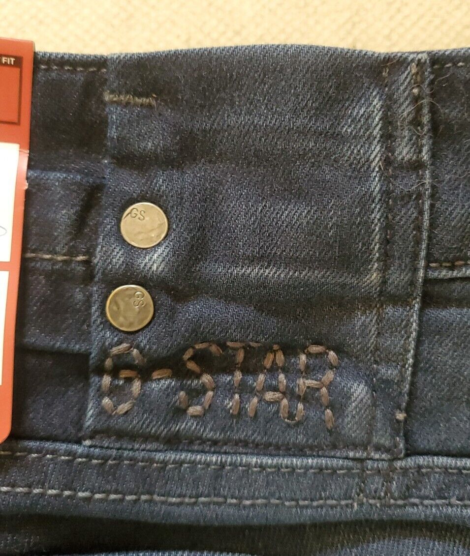 Womens G-STAR RAW Jeans Midge Straight 27 x 32 Slim Denim No 6