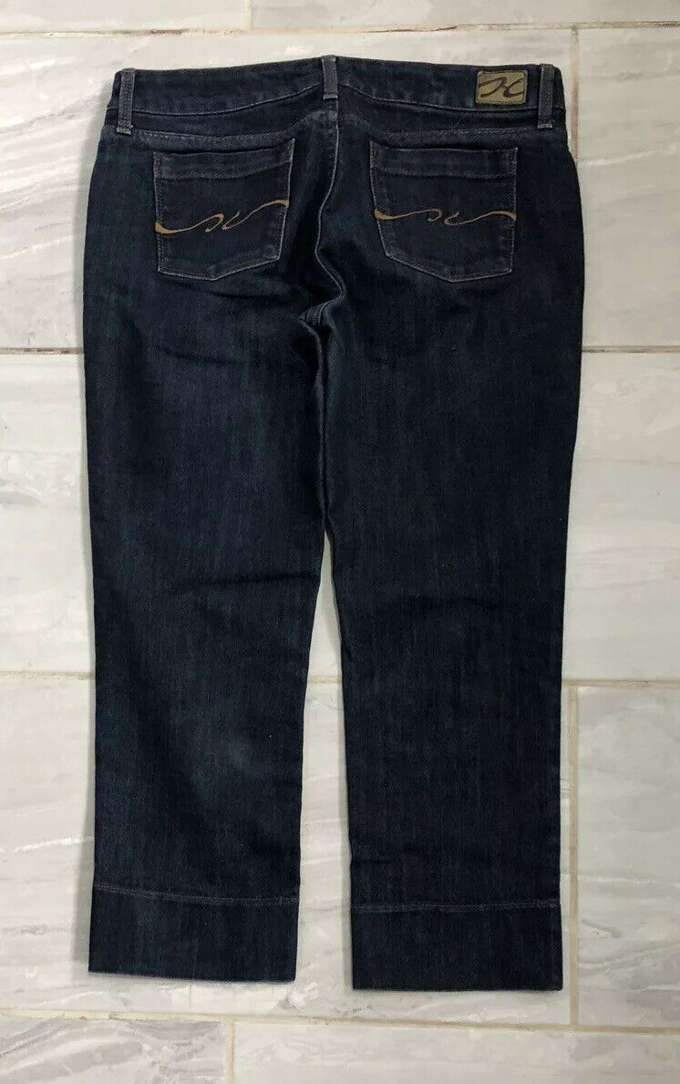 TOMMY HILFIGER JEANS Womens W 31 L 23 Cropped Blue Denim No. 138