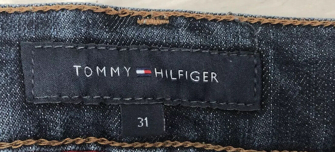 TOMMY HILFIGER JEANS Womens W 31 L 23 Cropped Blue Denim No. 138