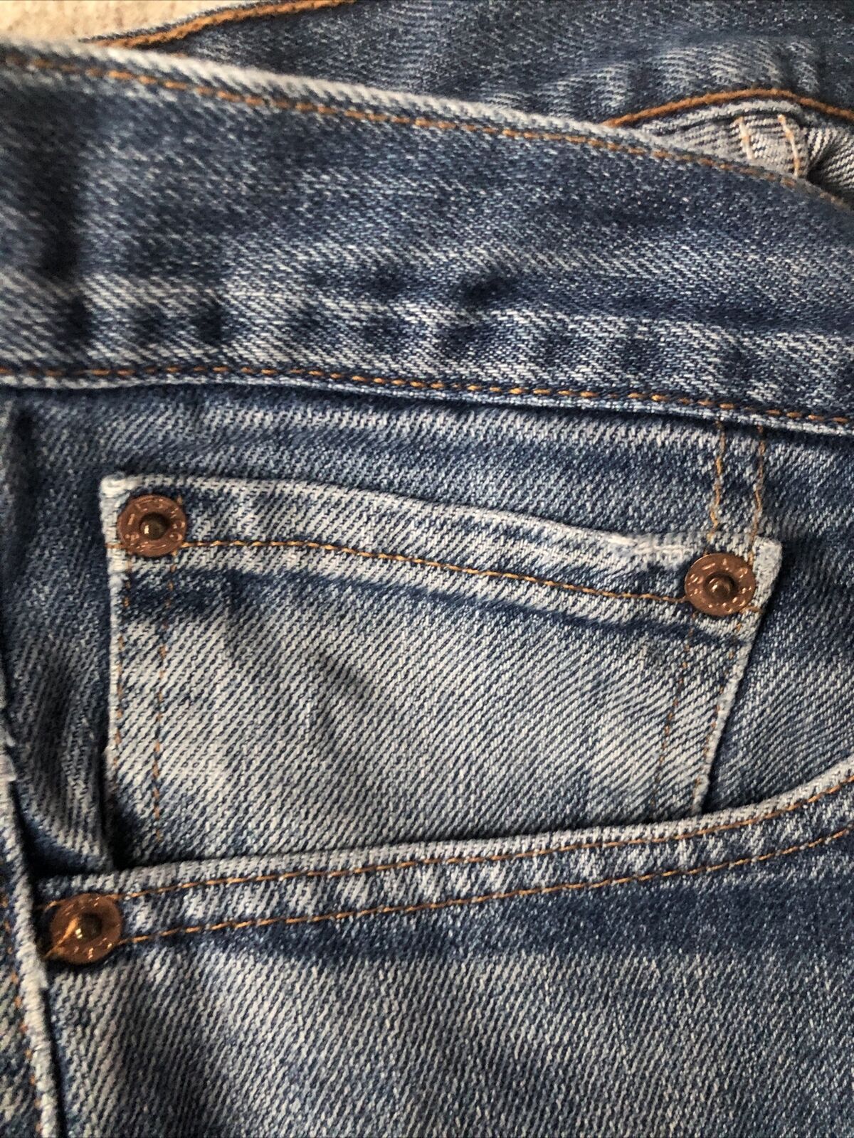 LEVIS 581 Jeans W 33 L 30 Blue Denim Regular Fit Red Tab No 1305