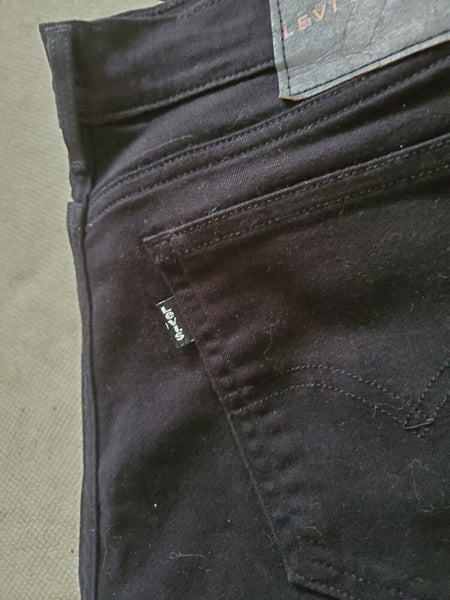 LEVIS Line 8 Jeans Womens W 28 L 31 Skinny Fit Black Denim Black Tab