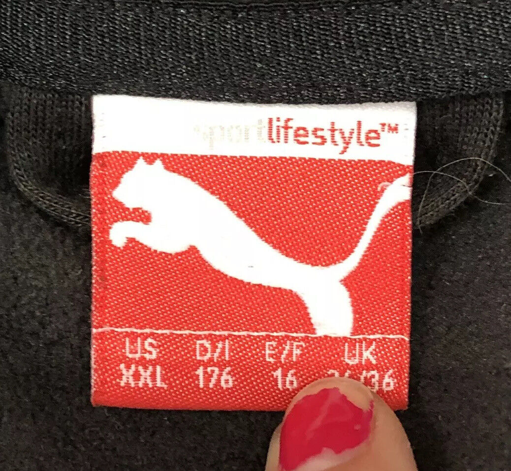 PUMA FLEECE Womens Size Small Black