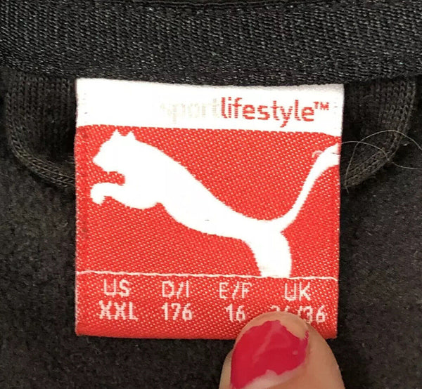 PUMA FLEECE Womens Size Small Black