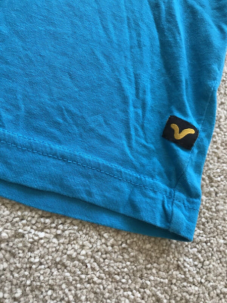 Voi Jeans Mens Tshirt Small Turquoise Blue
