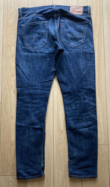 LEVIS 520 Jeans Mens W 34 L 32 Vintage Blue Denim Red Tab Regular Fit No 132