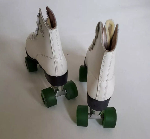 ROLLER DERBY Roller Skates Classic 300 White Leather Uk 6 Eu 40  - New Deadstock