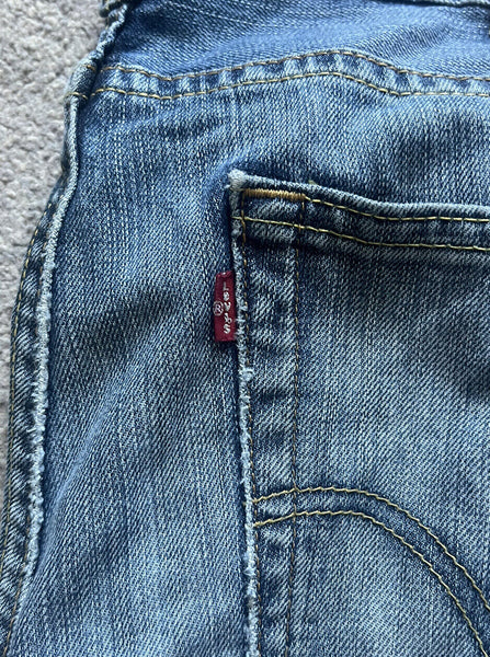 LEVIS 506 JEANS Mens W 36 L 34 vintage blue denim red tab regular fit A46
