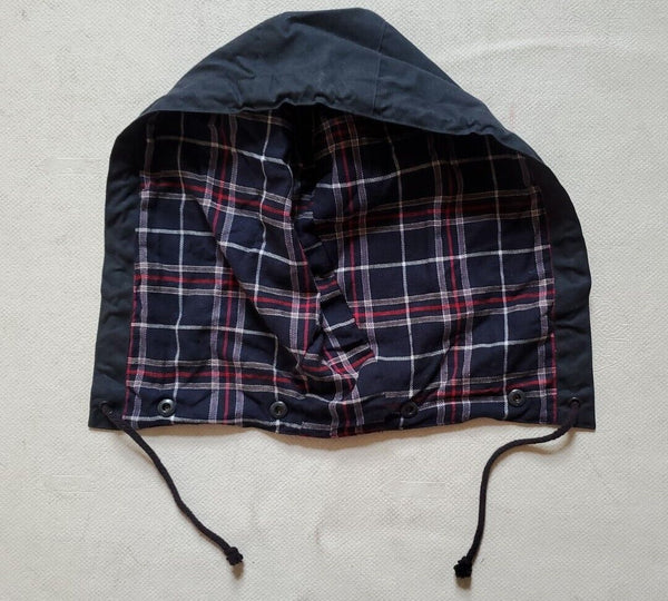 ORVIS WAX HOOD ONE SIZE NAVY BLUE Made in UK