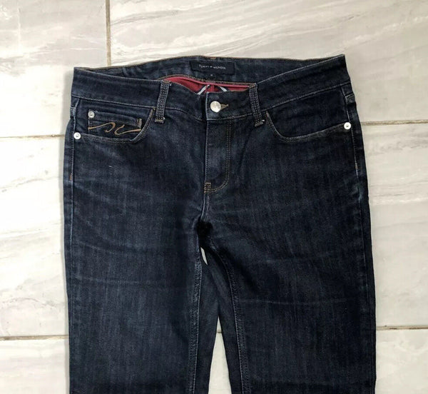 TOMMY HILFIGER JEANS Womens W 31 L 23 Cropped Blue Denim No. 138