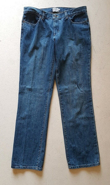 Womens TOMMY HILFIGER JEANS W 32 L 30 Regular Fit RRP Blue Denim No. 77