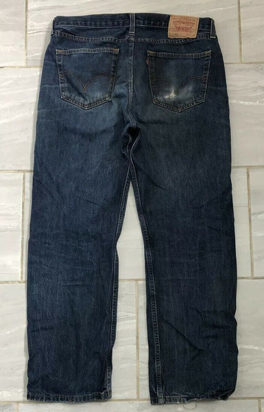 LEVIS 751 Jeans Mens W 36 L 30 Straight Fit Blue Denim No 720