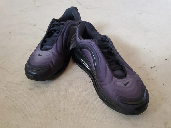 NIKE Air Max 720 GS Trainers Sneakers Womens UK 4.5 EU 37.5 All Black MINT