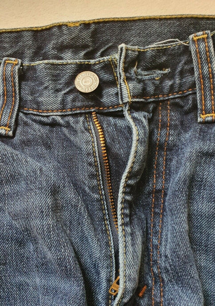 LEVIS 751 Jeans W 28 L 30 Vintage Regular Fit Blue Denim Red Tab (8)