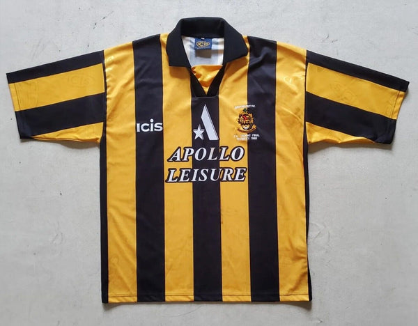 SOUTHPORT FC Jersey FA Trophy Final 1998 Shirt Scarf Cap Mens XL icis  - Rare