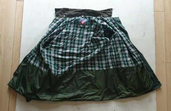 ROYAL PADDOCK Wax Jacket Coat Mens M Green Waxed Cotton Vintage Made In UK (72)